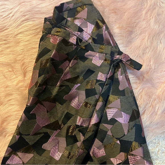 Banu Paris Jacquard abstract pattern coord suit set - Picture 14 of 14